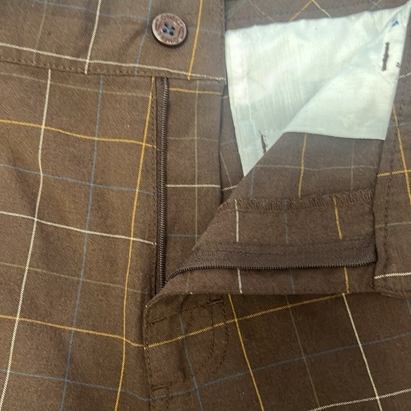 O’NEAL Men's Brown Plaid 🩳 Shorts - Picture 3 of 7